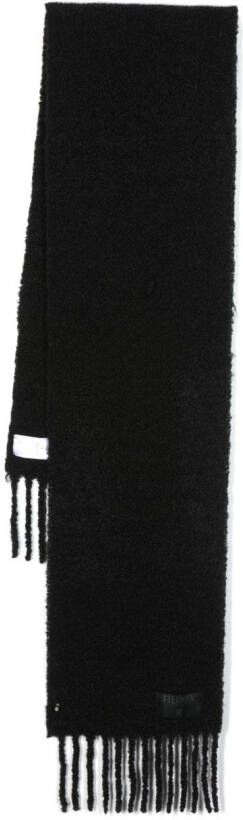 Filippa K Sjaal met logopatch Zwart