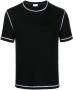 Filippa K T-shirt met contrasterend stiksel Zwart - Thumbnail 1