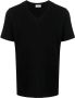 Filippa K T-shirt met V-hals Zwart - Thumbnail 1