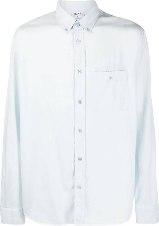 Filippa K Button-up overhemd Blauw