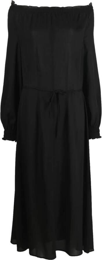 Filippa K Zijden jurk Zwart