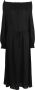 Filippa K Zijden jurk Zwart - Thumbnail 1