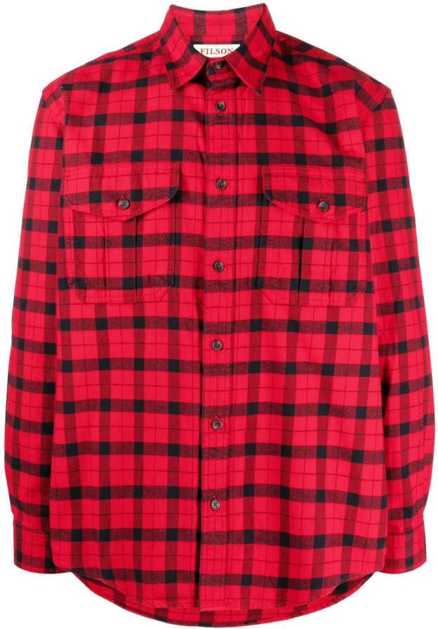 Filson Geruit overhemd Rood