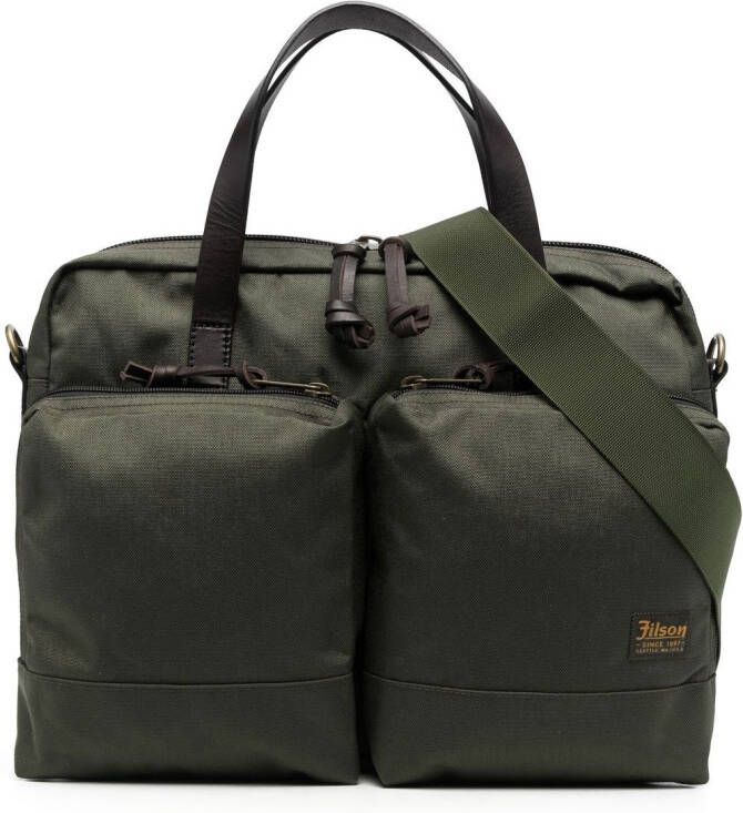 Filson Laptoptas met meerdere vakken Groen