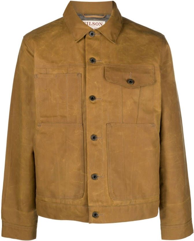 Filson Shirtjack met knopen Bruin