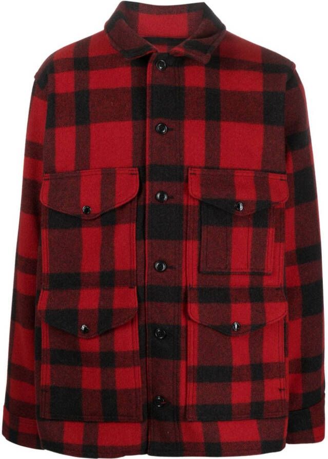 Filson Mackinaw wollen shirtjack Rood