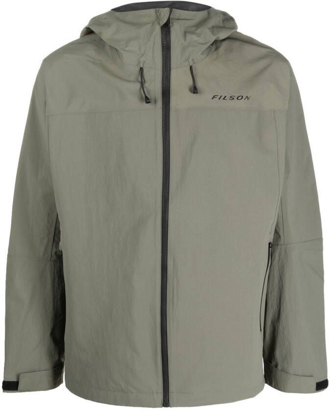 Filson Jack met capuchon Groen