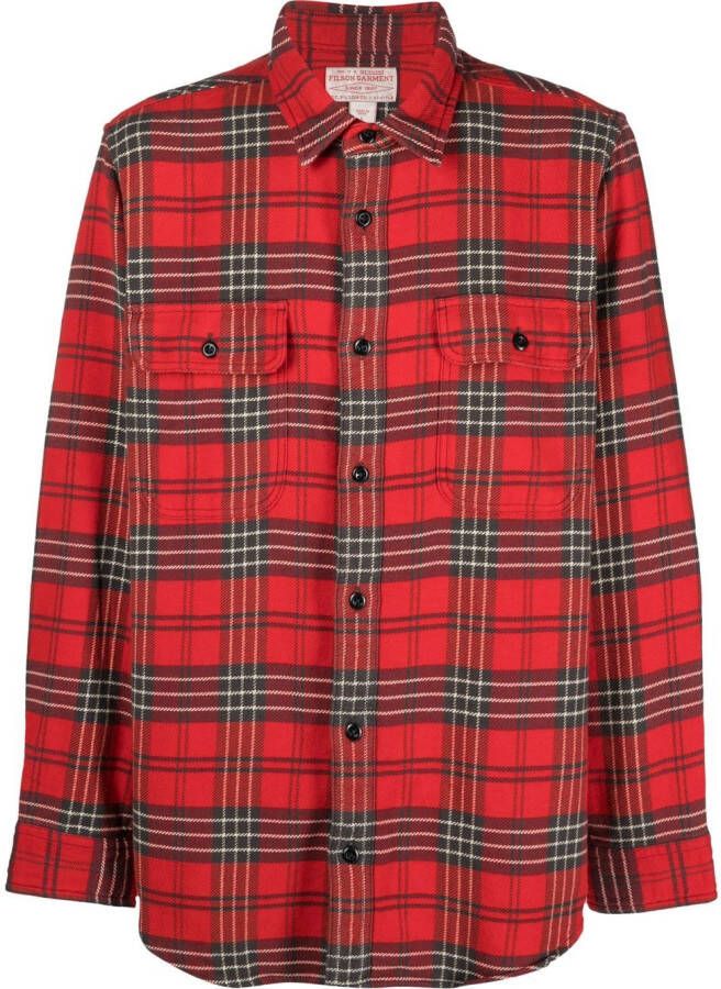 Filson Overhemd met tartan ruit Rood