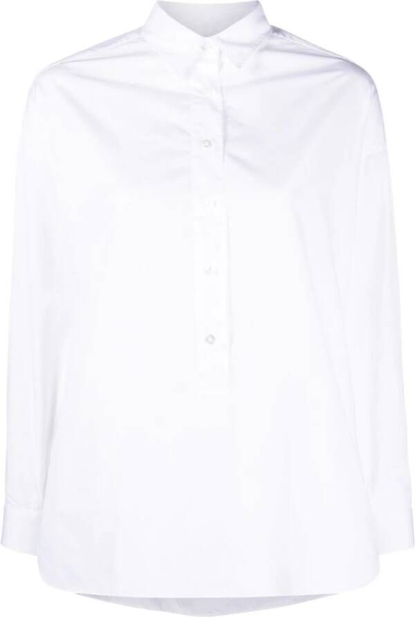 Finamore 1925 Napoli Blouse met lange mouwen Wit