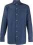 Finamore 1925 Napoli Overhemd van katoenmix Blauw - Thumbnail 1