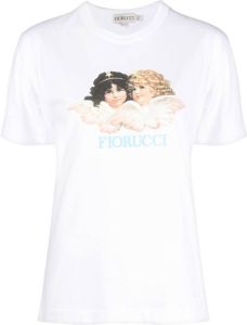 Fiorucci Katoenen T-shirt Wit