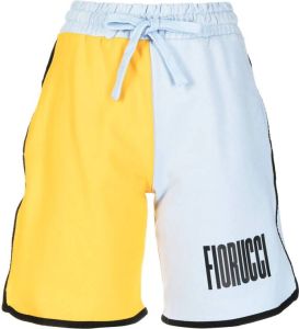 Fiorucci Shorts met colourblocking Blauw