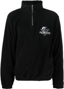 Fiorucci Sweater met geborduurd logo Zwart