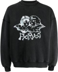 Fiorucci Sweater met logoprint Grijs