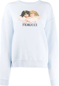 Fiorucci Sweater met print Blauw