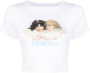 Fiorucci T-shirt met grafische print Wit