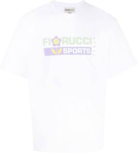 Fiorucci T-shirt met logo Wit