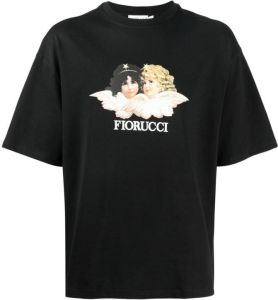 Fiorucci T-shirt met print Zwart