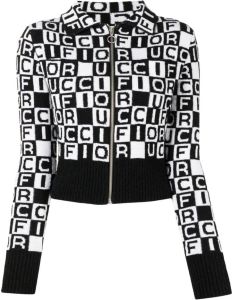 Fiorucci Vest met logoprint Zwart