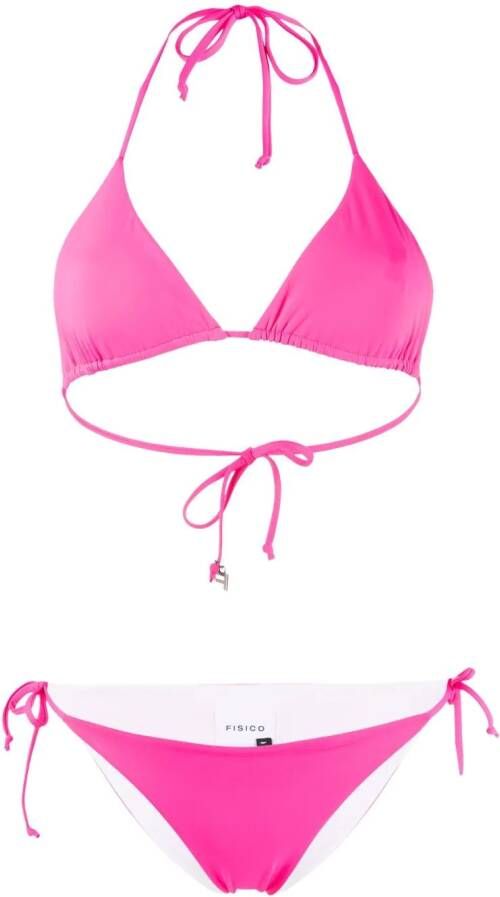 Fisico Bikini met halternek Roze