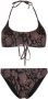Fisico Bikini met slangenprint Zwart - Thumbnail 1