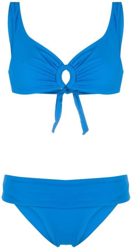 Fisico Bikini met logopatch Blauw