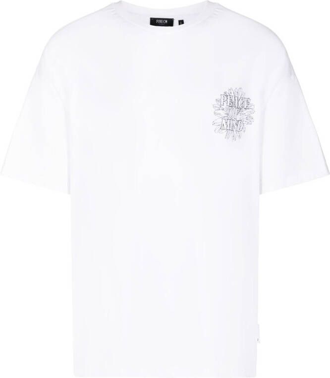 FIVE CM T-shirt met print Wit