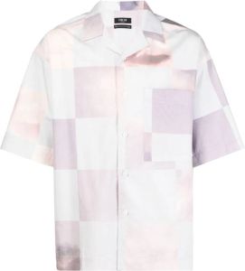 FIVE CM Overhemd met patchwork Roze