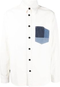 FIVE CM Overhemd met zakdetail Wit