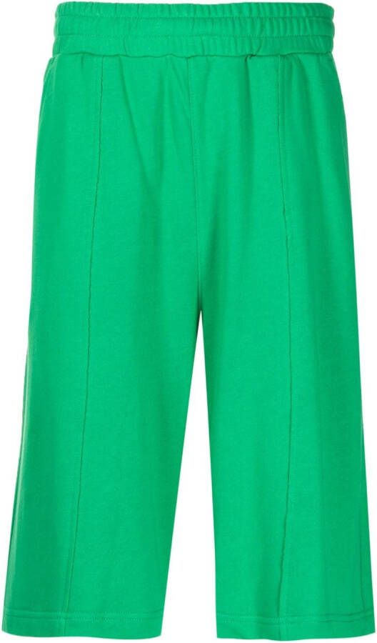 FIVE CM Shorts met elastische tailleband Groen