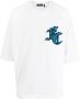 FIVE CM T-shirt met logopatch Grijs - Thumbnail 1