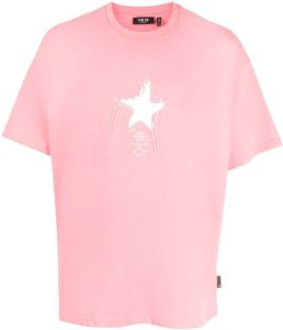 FIVE CM T-shirt met sterprint Roze