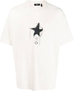 FIVE CM T-shirt met sterrenprint Beige