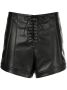 Fleur Du Mal High waist shorts Zwart - Thumbnail 1