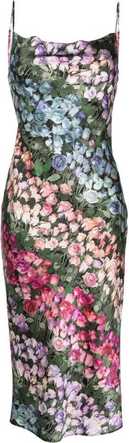 Fleur Du Mal Onderjurk met all-over print Veelkleurig