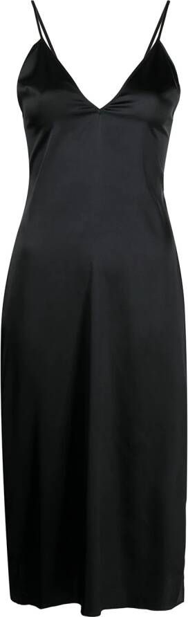 Fleur Du Mal Onderjurk met kant Zwart