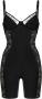 Fleur Du Mal Kort catsuit Zwart - Thumbnail 1