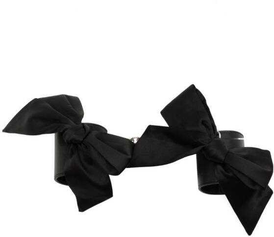 Fleur Du Mal Pumps met strikdetail Zwart