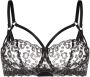 Fleur Of England Balconette bh met bandjes Zwart - Thumbnail 1