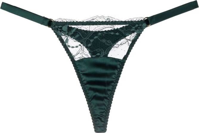 Fleur Of England Satijnen string Groen