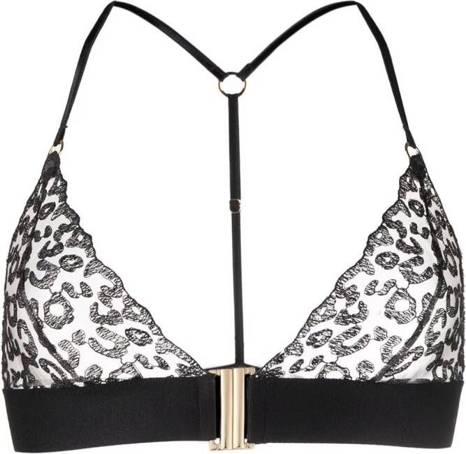 Fleur Of England Semi-doorzichtige bh Zwart