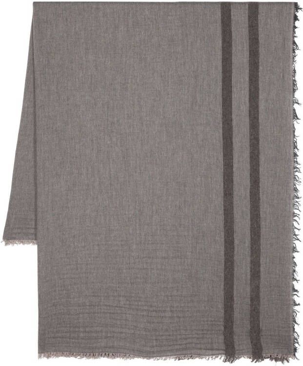 Forme D'expression Gestreepte sjaal Bruin