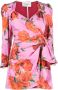Forte Dei Marmi Couture Jurk met bloemenprint Roze - Thumbnail 1