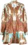 Forte Dei Marmi Couture Jurk met paisley-print Blauw - Thumbnail 1