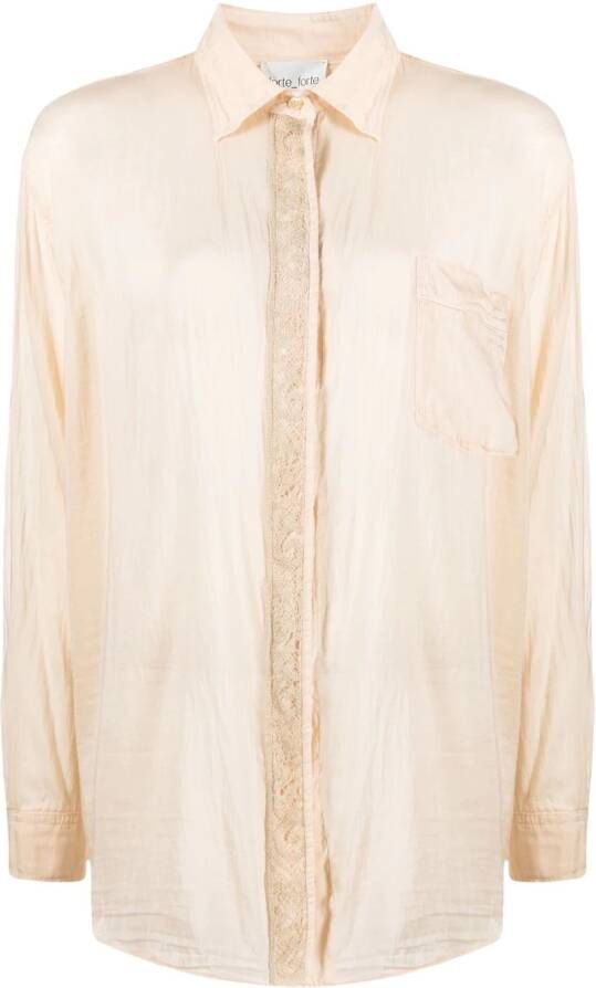 Forte Blouse met lange mouwen Roze