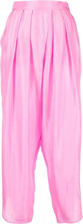 Forte Cropped broek Roze