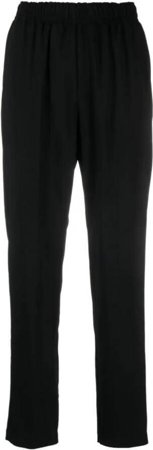Forte Pantalon met elastische taille Zwart