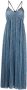 Forte Geplooide jurk Blauw - Thumbnail 1