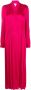 Forte Geplooide jurk Roze - Thumbnail 1