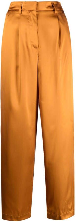 Forte High waist broek Oranje